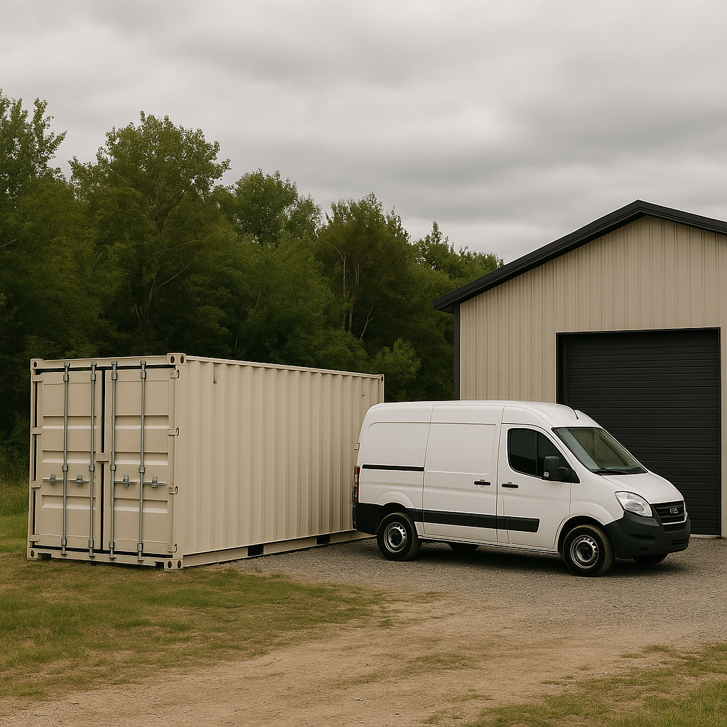 shipping containers for Rural Business Storage