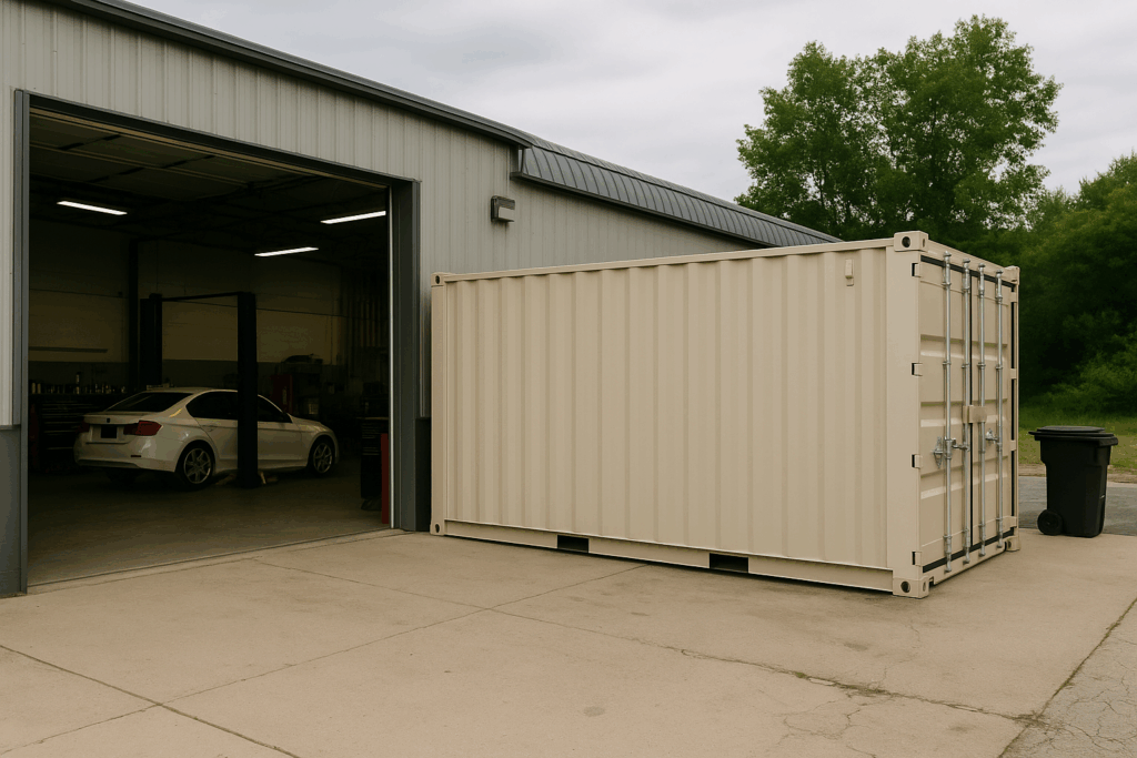 shipping containers for commercial and business storage